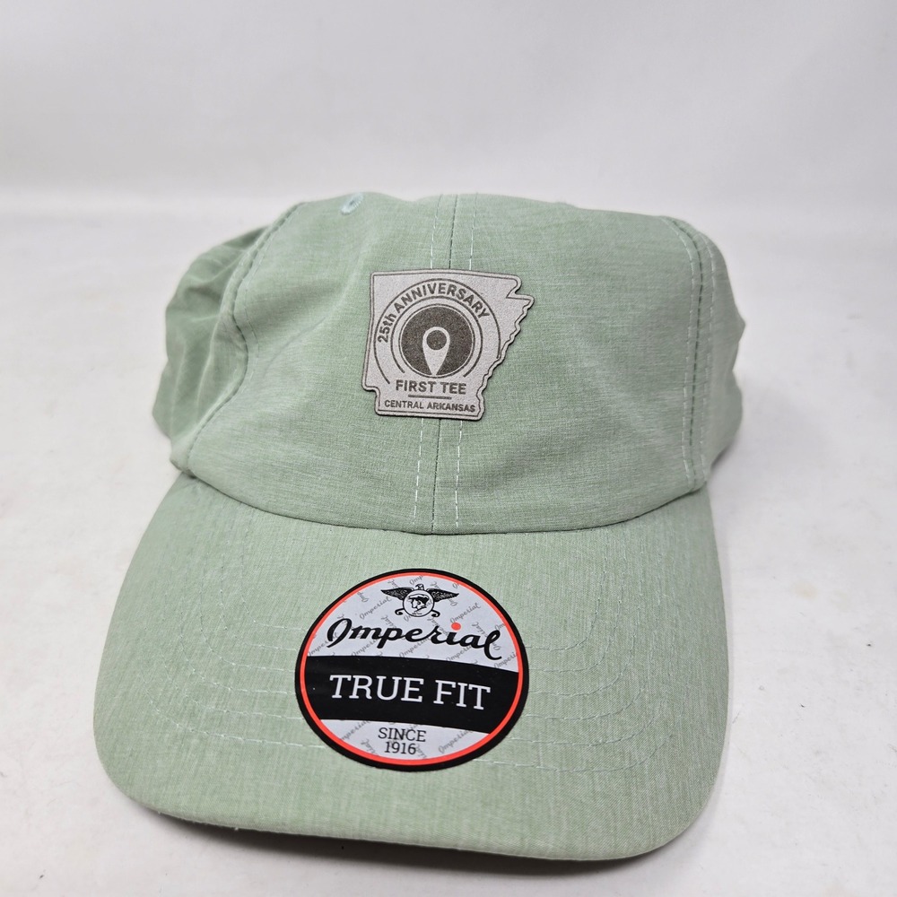 Imperial True Fit Hat First Tee Central Arkansas 25th Anniversary Green Cap